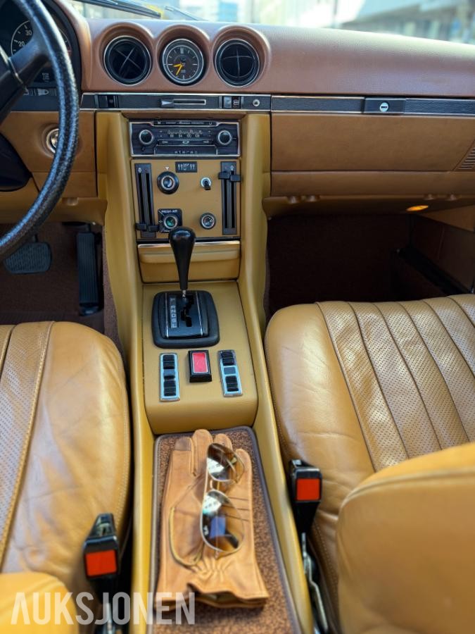 1973 Mercedes-Benz 450 SLC 4.5 V8 224hk AUTOMAT SKINNINTERIØR 135000km