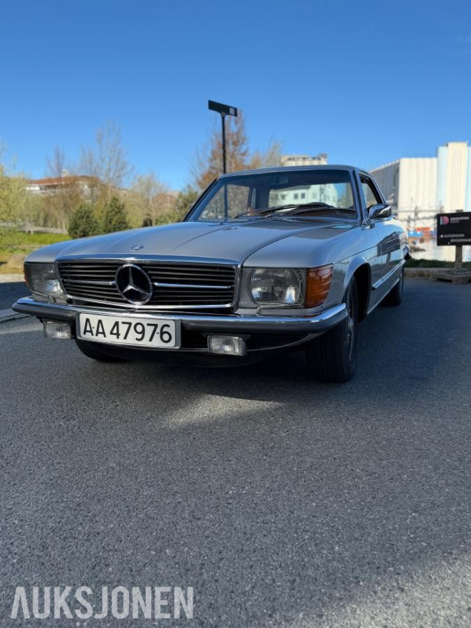 1973 Mercedes-Benz 450 SLC 4.5 V8 224hk AUTOMAT SKINNINTERIØR 135000km