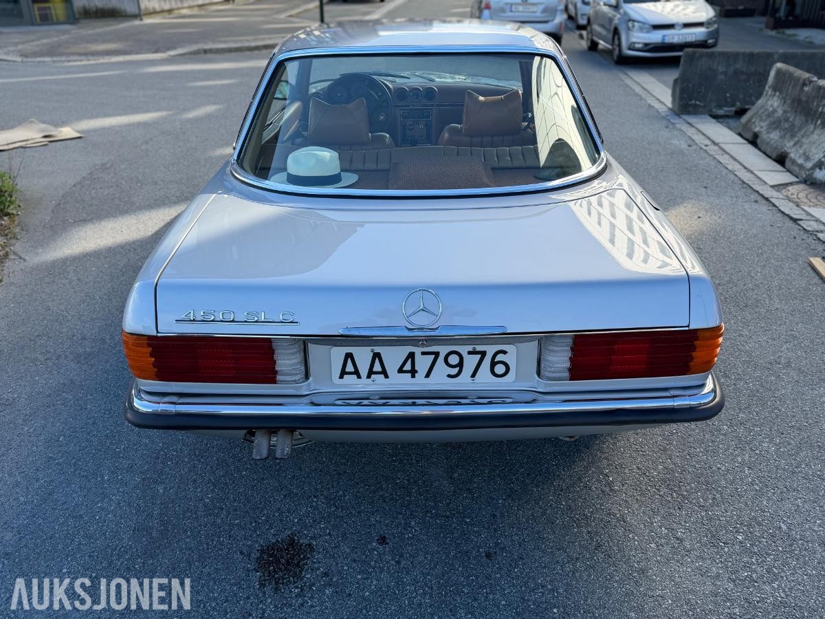 1973 Mercedes-Benz 450 SLC 4.5 V8 224hk AUTOMAT SKINNINTERIØR 135000km