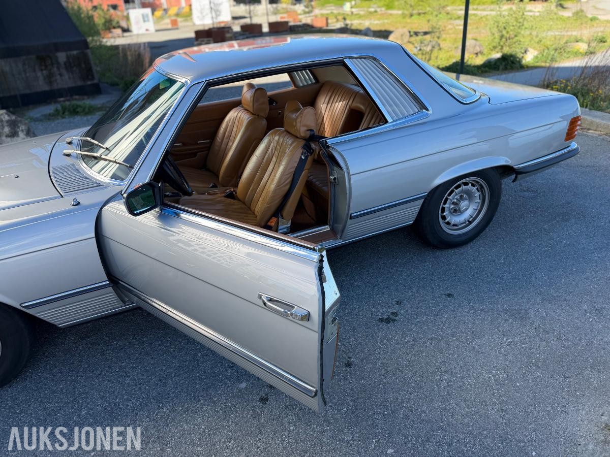 1973 Mercedes-Benz 450 SLC 4.5 V8 224hk AUTOMAT SKINNINTERIØR 135000km