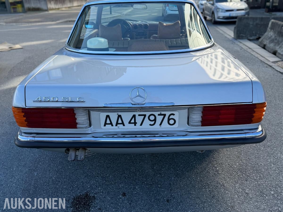 1973 Mercedes-Benz 450 SLC 4.5 V8 224hk AUTOMAT SKINNINTERIØR 135000km