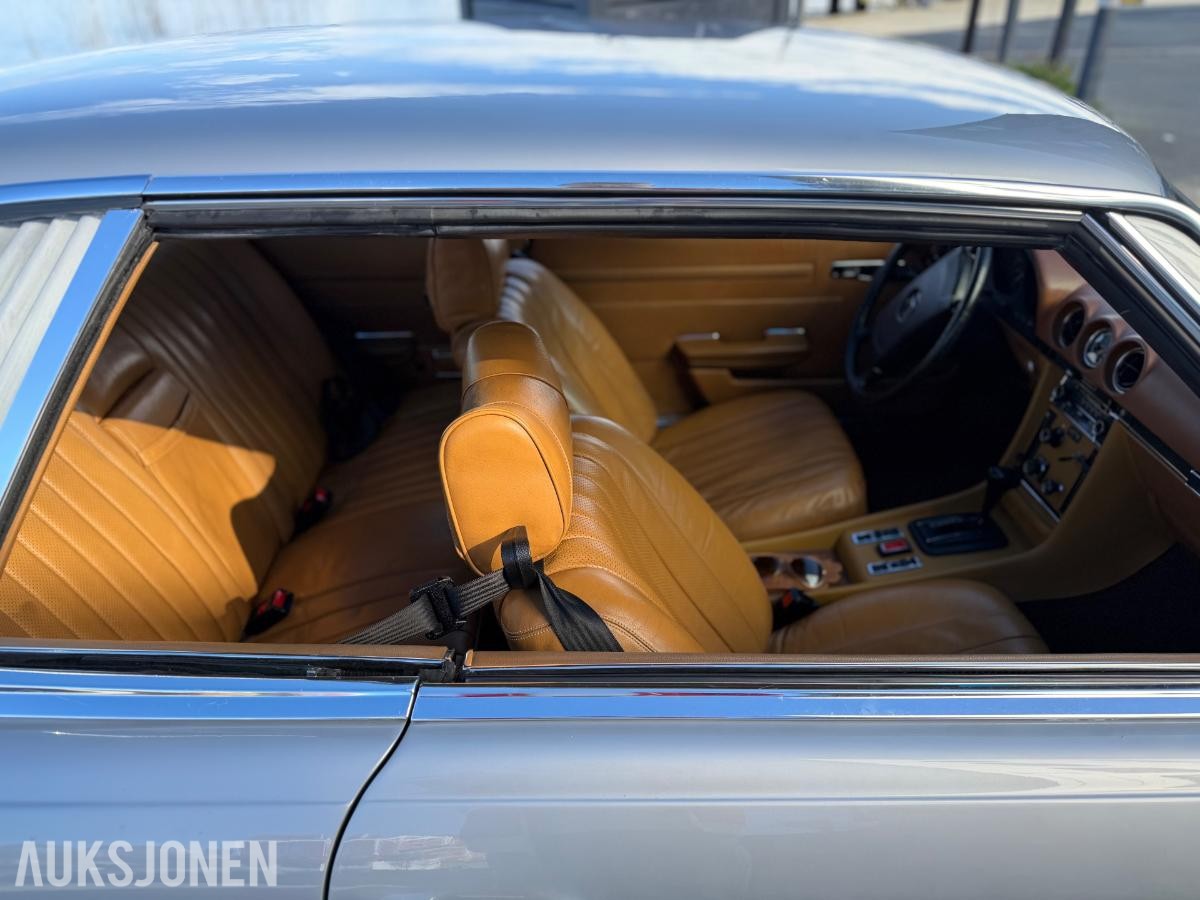 1973 Mercedes-Benz 450 SLC 4.5 V8 224hk AUTOMAT SKINNINTERIØR 135000km