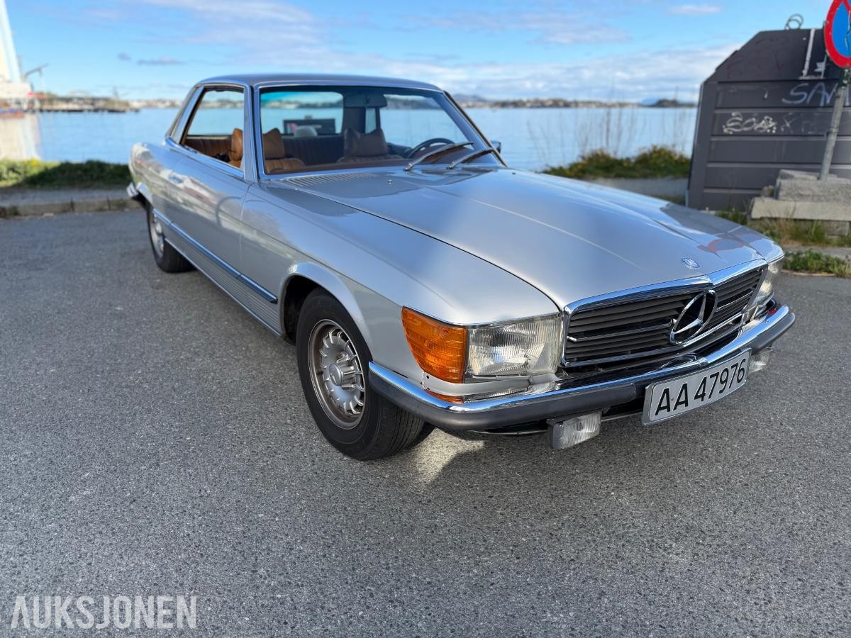 1973 Mercedes-Benz 450 SLC 4.5 V8 224hk AUTOMAT SKINNINTERIØR 135000km
