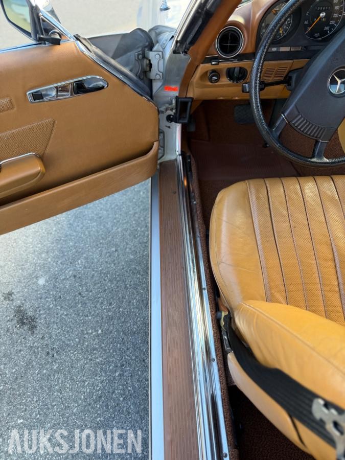 1973 Mercedes-Benz 450 SLC 4.5 V8 224hk AUTOMAT SKINNINTERIØR 135000km