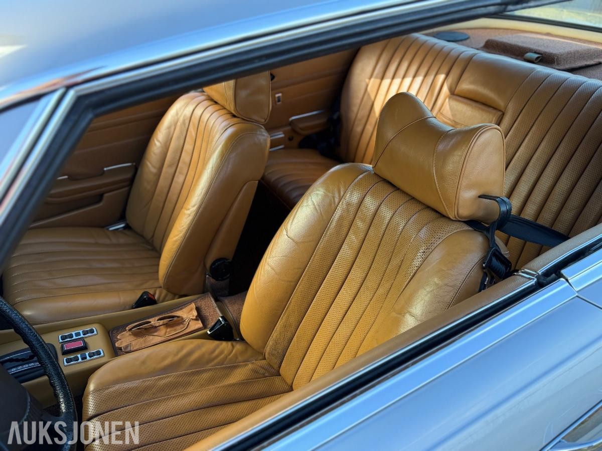 1973 Mercedes-Benz 450 SLC 4.5 V8 224hk AUTOMAT SKINNINTERIØR 135000km