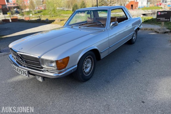 1973 Mercedes-Benz 450 SLC 4.5 V8 224hk AUTOMAT SKINNINTERIØR    135000km