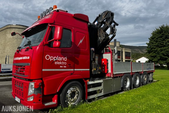 2013 Volvo FH510 8x4 kranbil, HMF 5020-K6 med jibb
