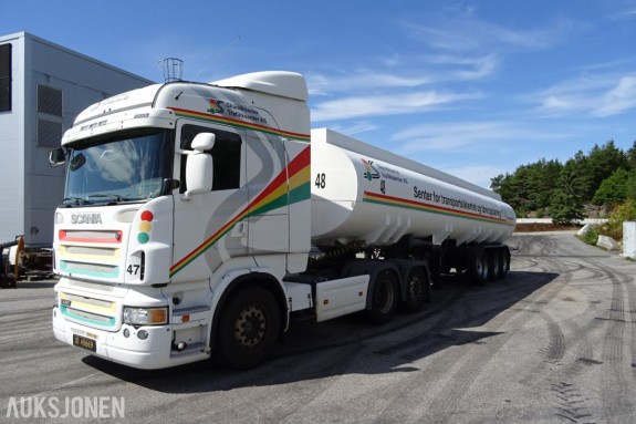2008 SCANIA R480 LA6X2MNB TANKTREKKER MED TANKTRALLE – 480 HK – 630 175 KM