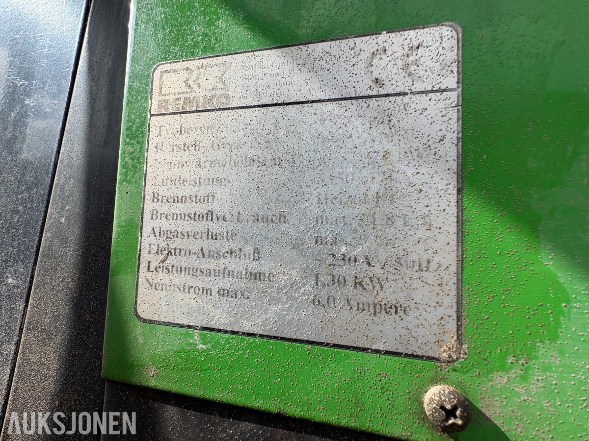 Remko CLK 120 dieselvarmer - reparasjonsobjekt