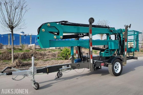 2026 FODIT FB16A-FTL TILHENGERLIFT – NY/UBRUKT – 16M – 250KG – 360° – CAN-STYRING