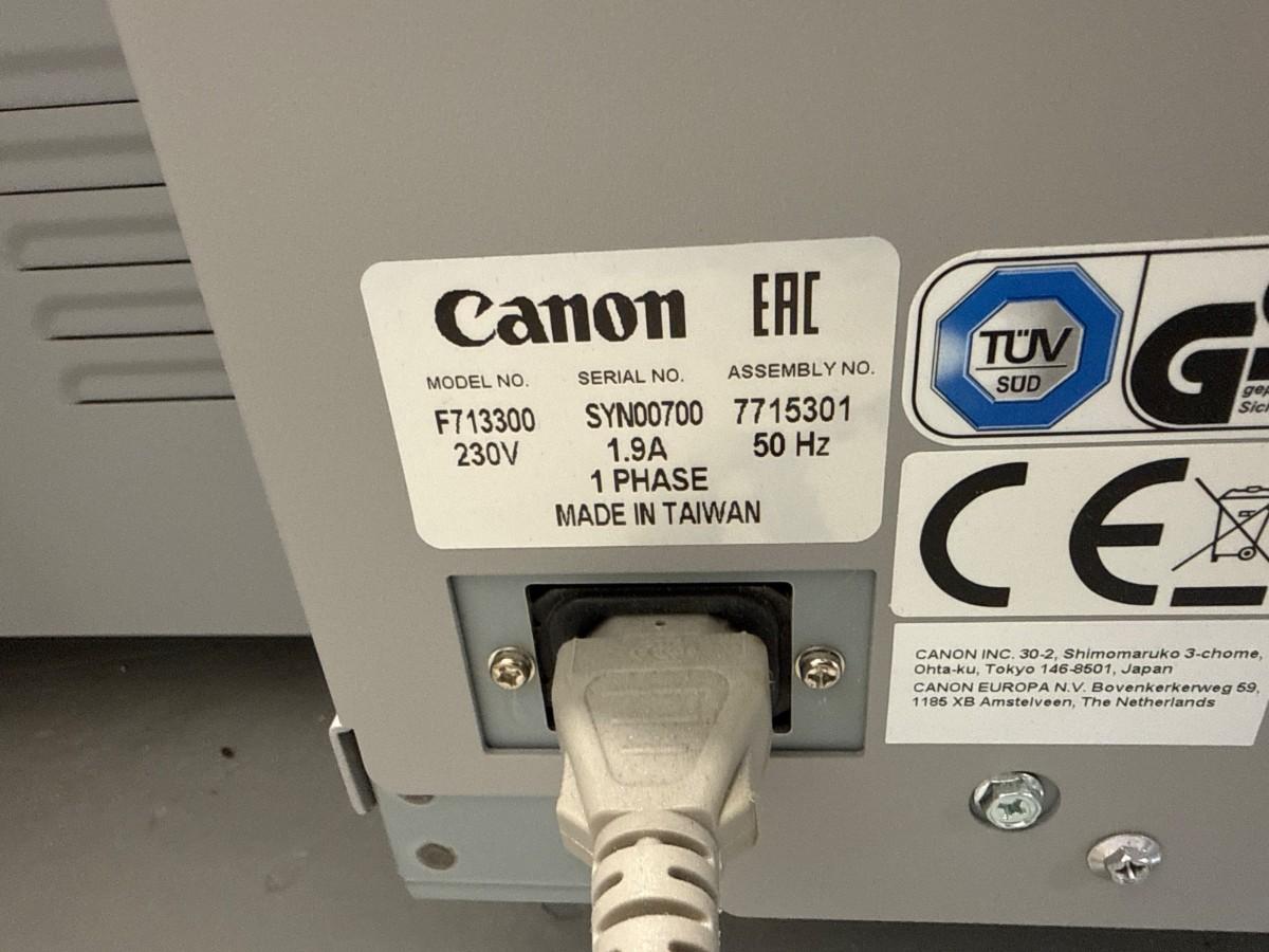 Canon imagePRESS produksjonssystem F163000 med etterbehandling