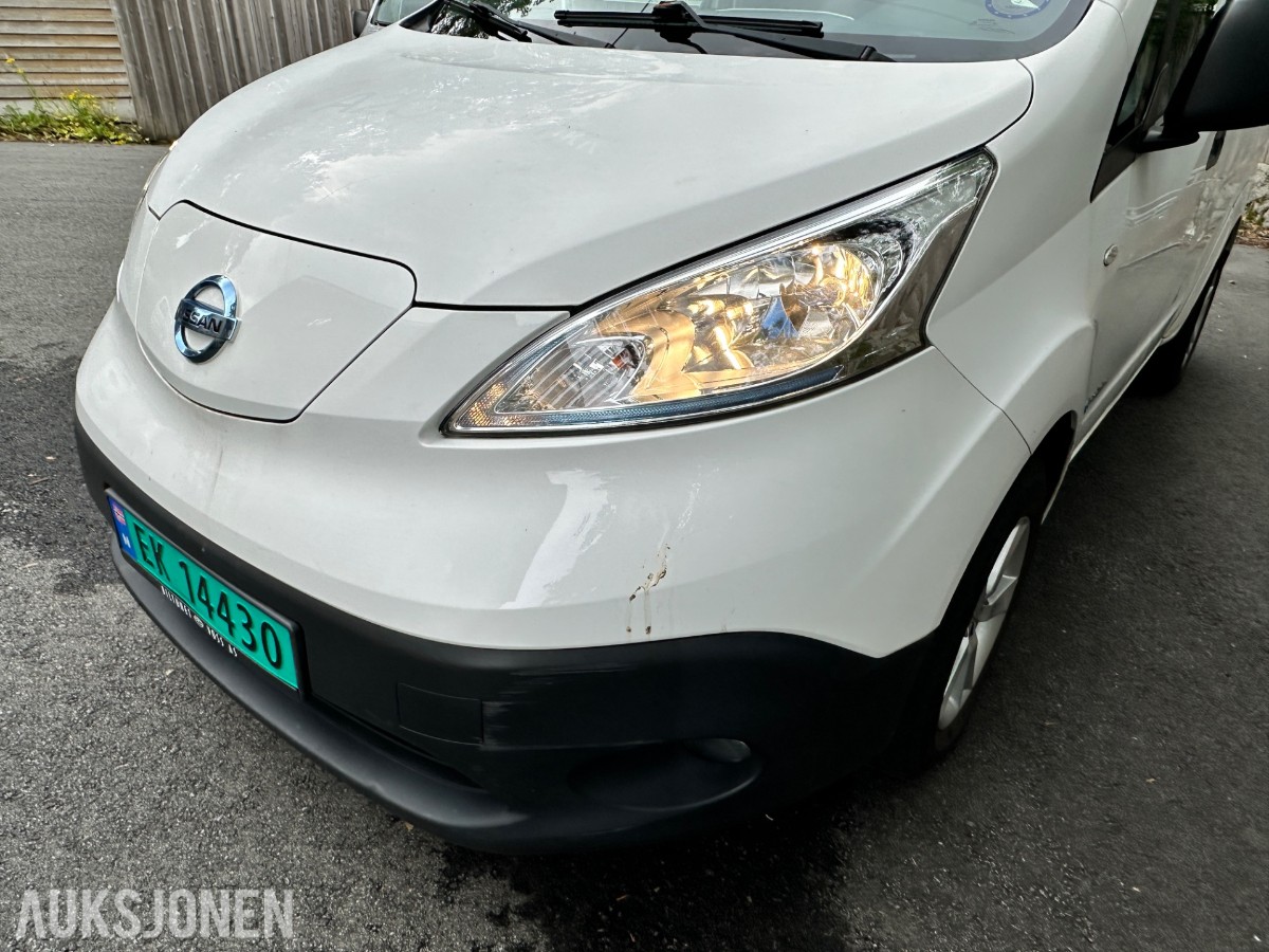 2016 Nissan E-NV200 - nylig EU-godkjent – ca. 140 km rekkevidde, 100088km