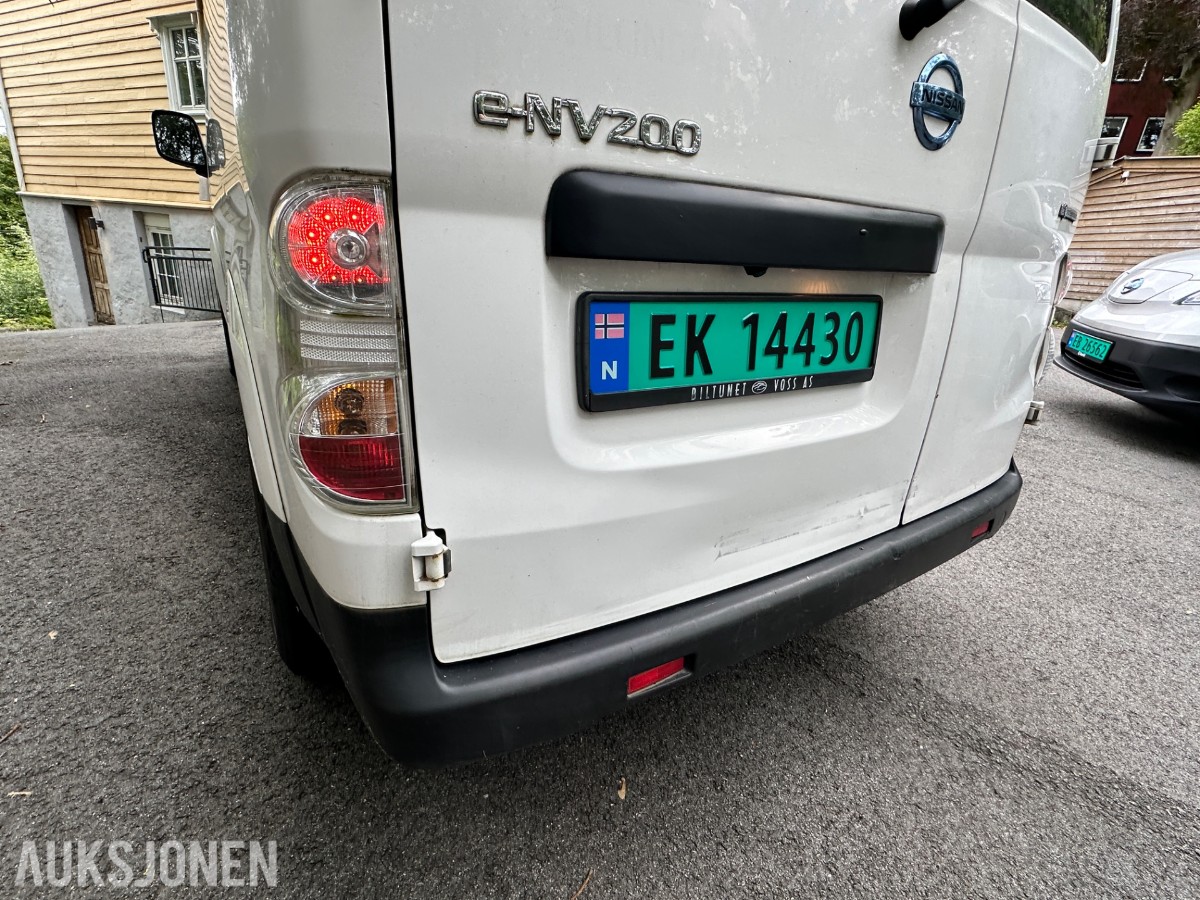 2016 Nissan E-NV200 - nylig EU-godkjent – ca. 140 km rekkevidde, 100088km