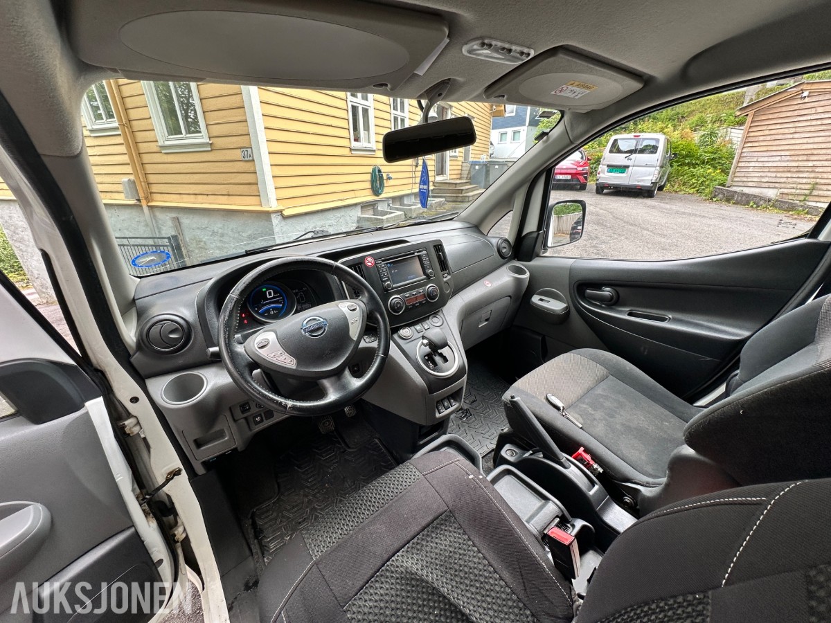 2016 Nissan E-NV200 - nylig EU-godkjent – ca. 140 km rekkevidde, 100088km