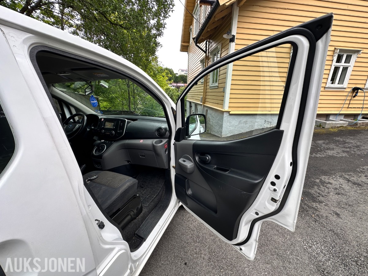 2016 Nissan E-NV200 - nylig EU-godkjent – ca. 140 km rekkevidde, 100088km
