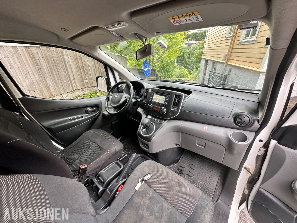 2016 Nissan E-NV200 - nylig EU-godkjent – ca. 140 km rekkevidde, 100088km