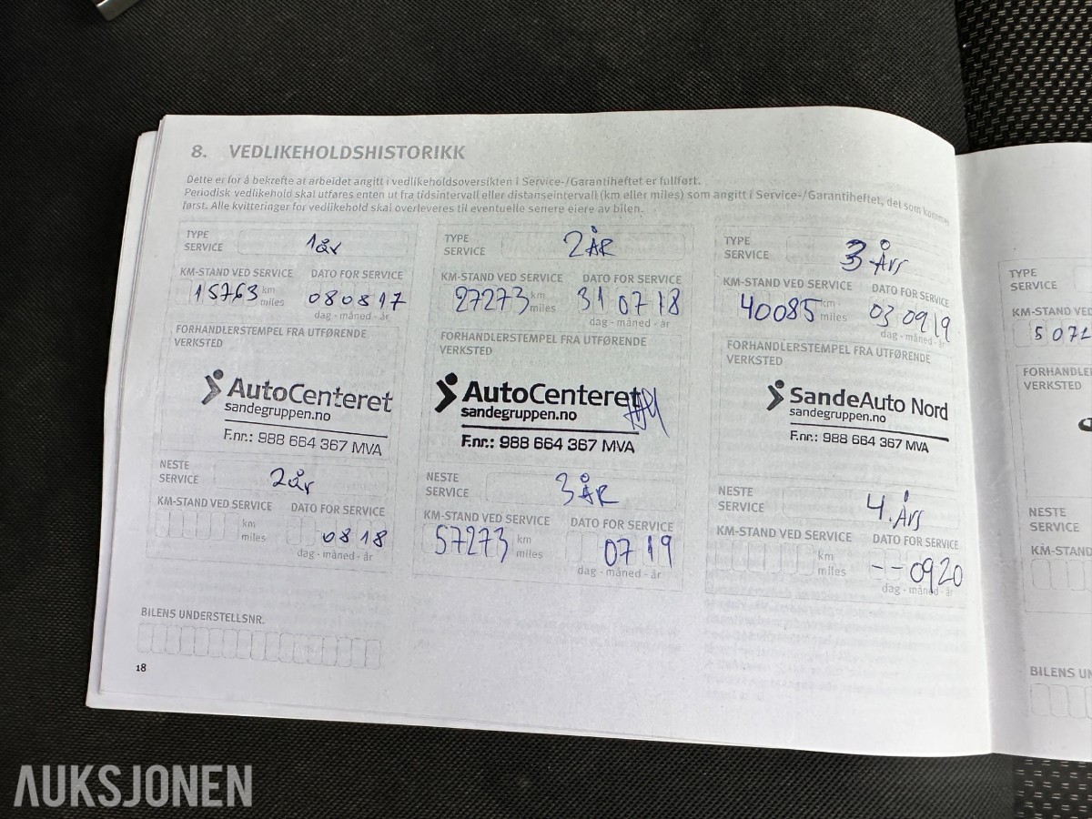 2016 Nissan E-NV200 - nylig EU-godkjent – ca. 140 km rekkevidde, 100088km