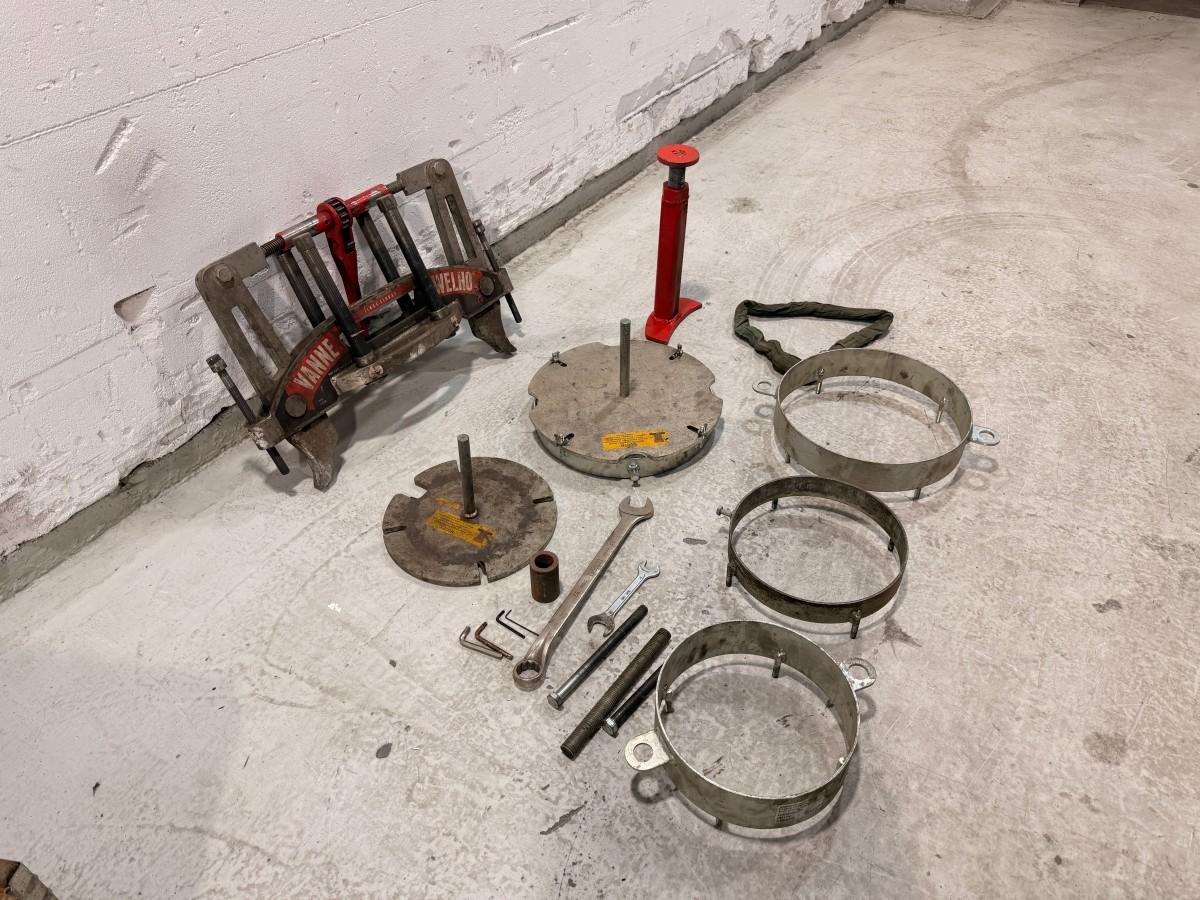 Vanne Welho / Rim Wizard hjulavtrekker med navbeskyttere og tilbehør