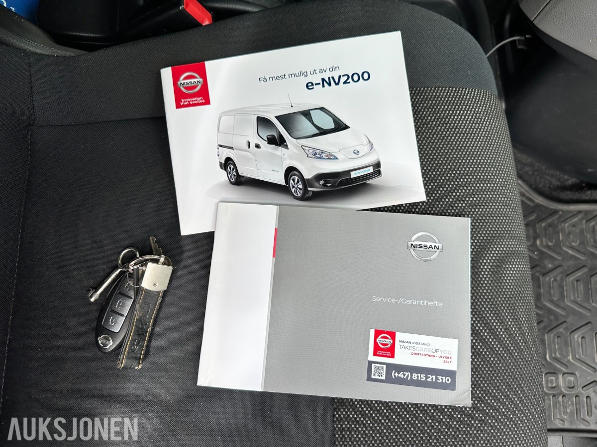 2020 Nissan e-NV200 40kWt 200 km rekkevidde – EU 09/2027, 55165km