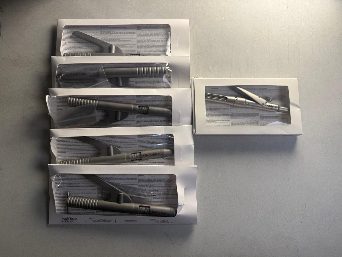 6 stk. MedixDent Elite dentalinstrumenter ED-200-132 / ED-720-003 