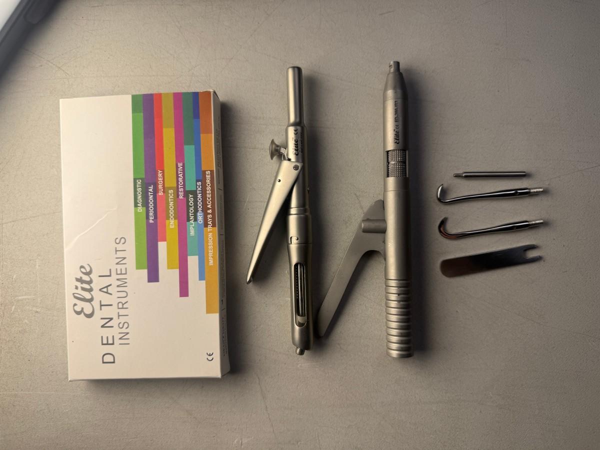 6 stk. MedixDent Elite dentalinstrumenter ED-200-132 / ED-720-003 