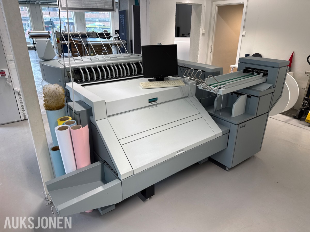 Océ TDS750 storformat print og skannesystem med etterbehandling