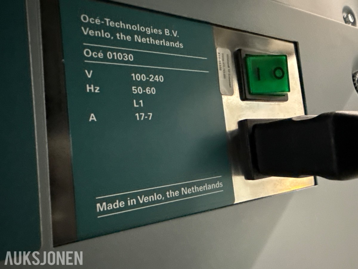 Océ TDS750 storformat print og skannesystem med etterbehandling
