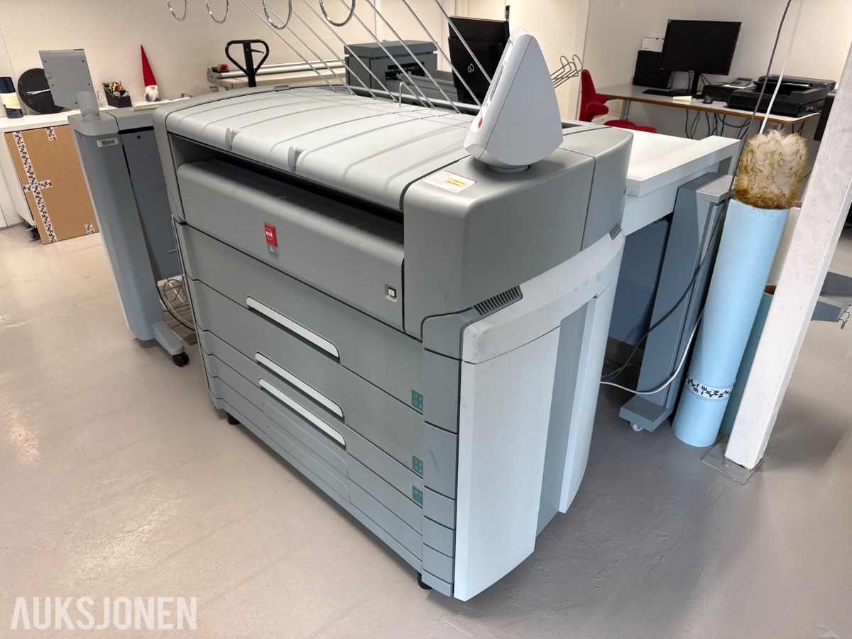 Océ TDS750 storformat print og skannesystem med etterbehandling