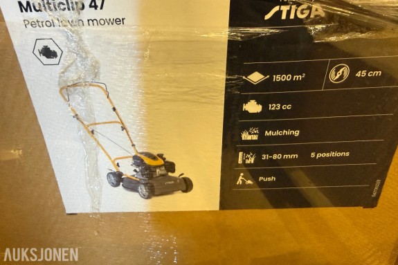 Stiga gressklipper 123cc 45cm