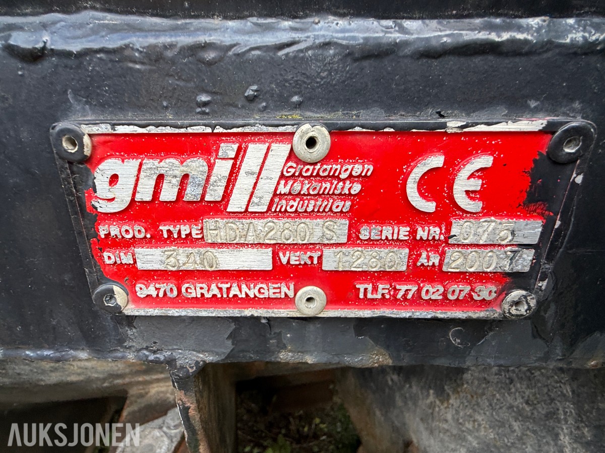 2007 GMI HDA280S Diagonalplog