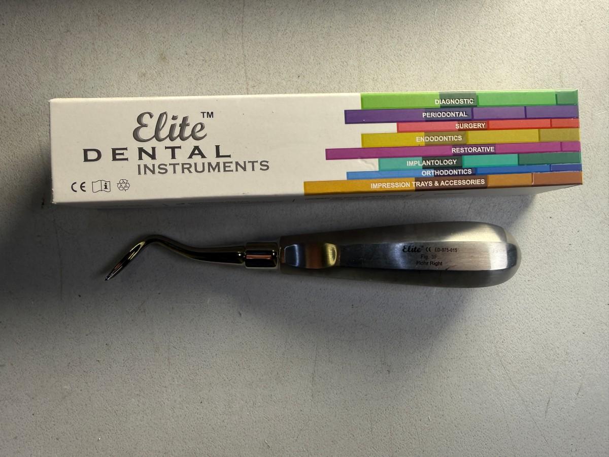 8 Stk. MedixDent Elite Florin Right Fig. 37 rotløfter - ED-075-015