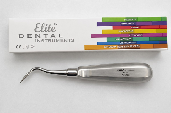 8 Stk. MedixDent Elite Florin Right Fig. 37 rotløfter - ED-075-015