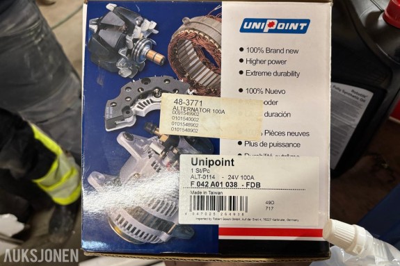 Unipoint ALT-0114 24V 100A alternator/dynamo ALT-0114