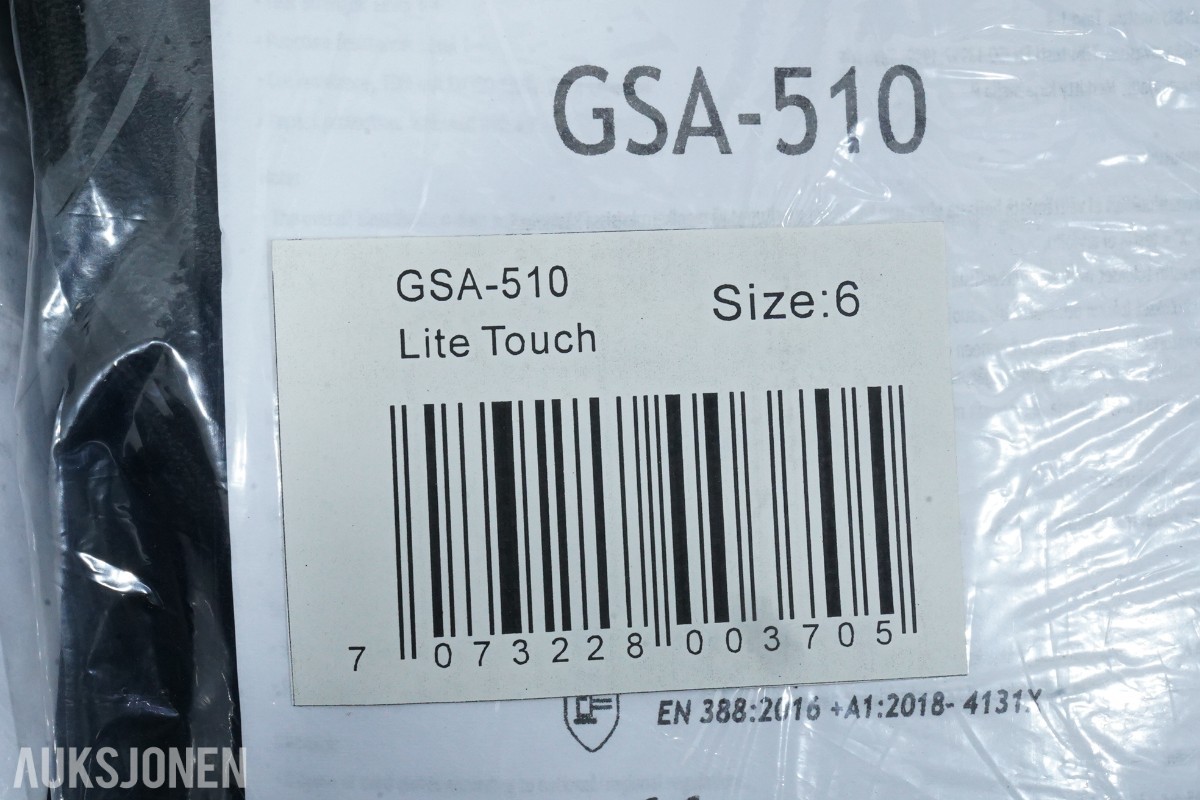 50 par GSA-510 Lite Touch monteringshansker størrelse 6