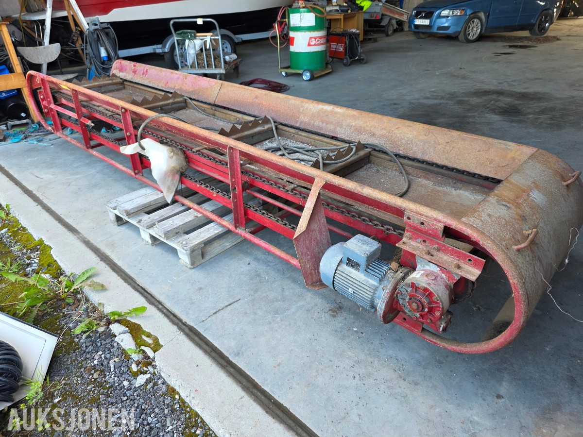 Transport bånd for silo bredde 4 m