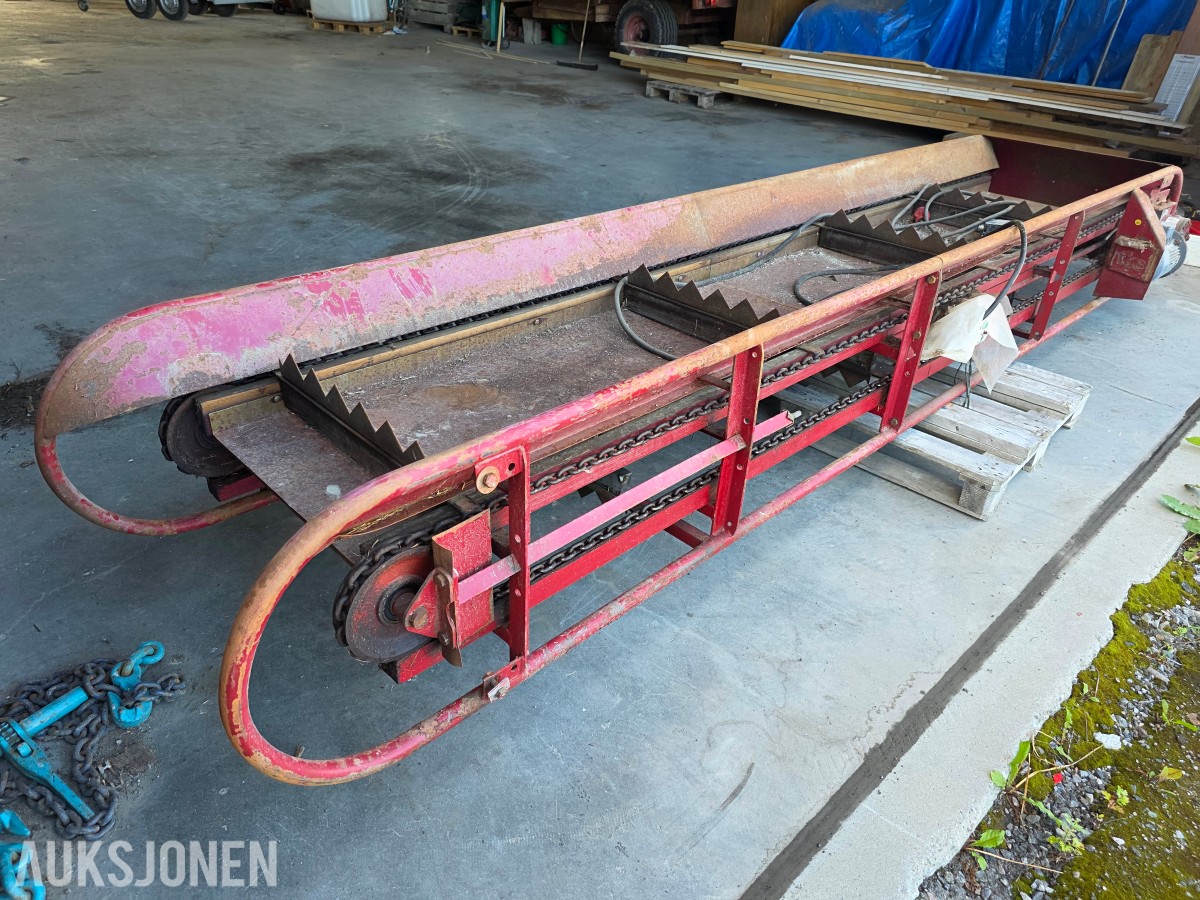 Transport bånd for silo bredde 4 m