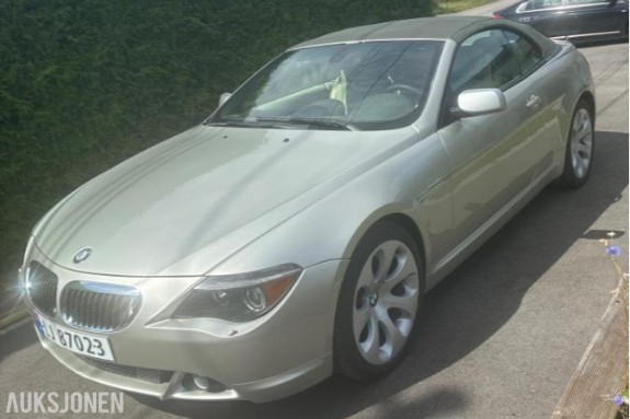 2004 BMW 6-serie 645 CI 4.4 329 hk Cabriolet Nytrukket interiør Nye sommerdekk 250 000 km