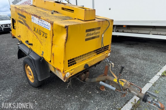 1995 48 timers auksjon! Atlas Copco XAS75 Kompressor Rep objekt