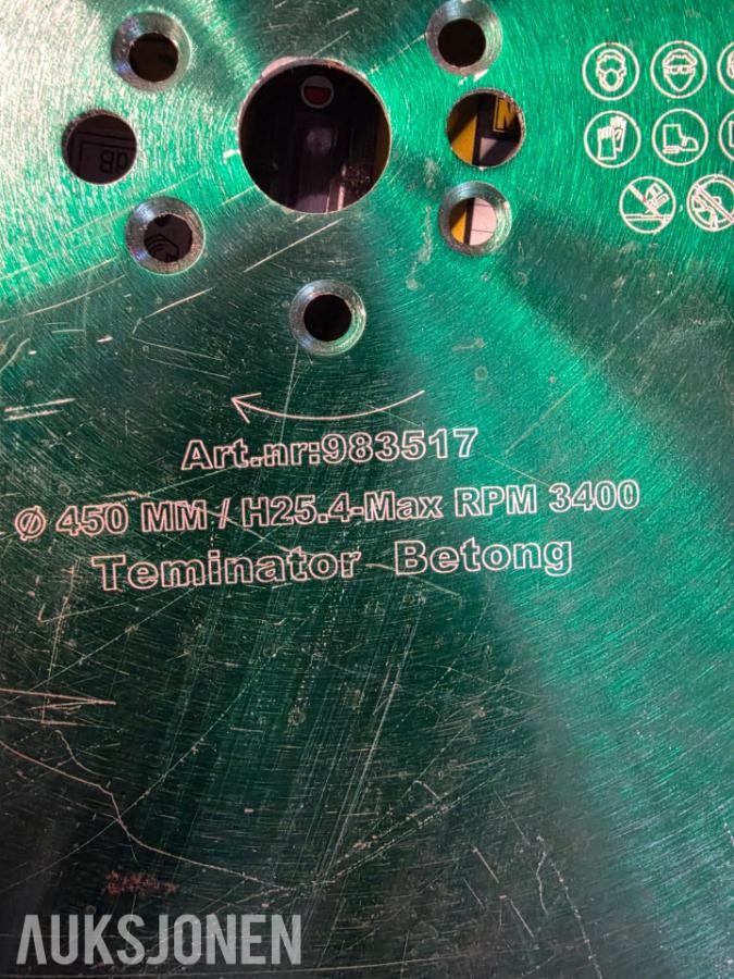 2 stykk Hellum Diamant Ø 450