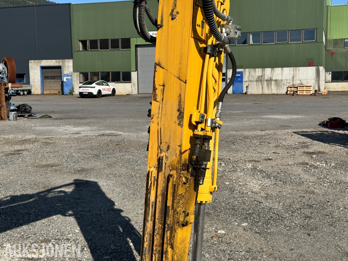 2012 Komatsu PW160-8 hjulgraver – brannskadet reparasjonsobjekt