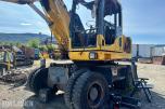 2012 Komatsu PW160-8 hjulgraver – brannskadet reparasjonsobjekt