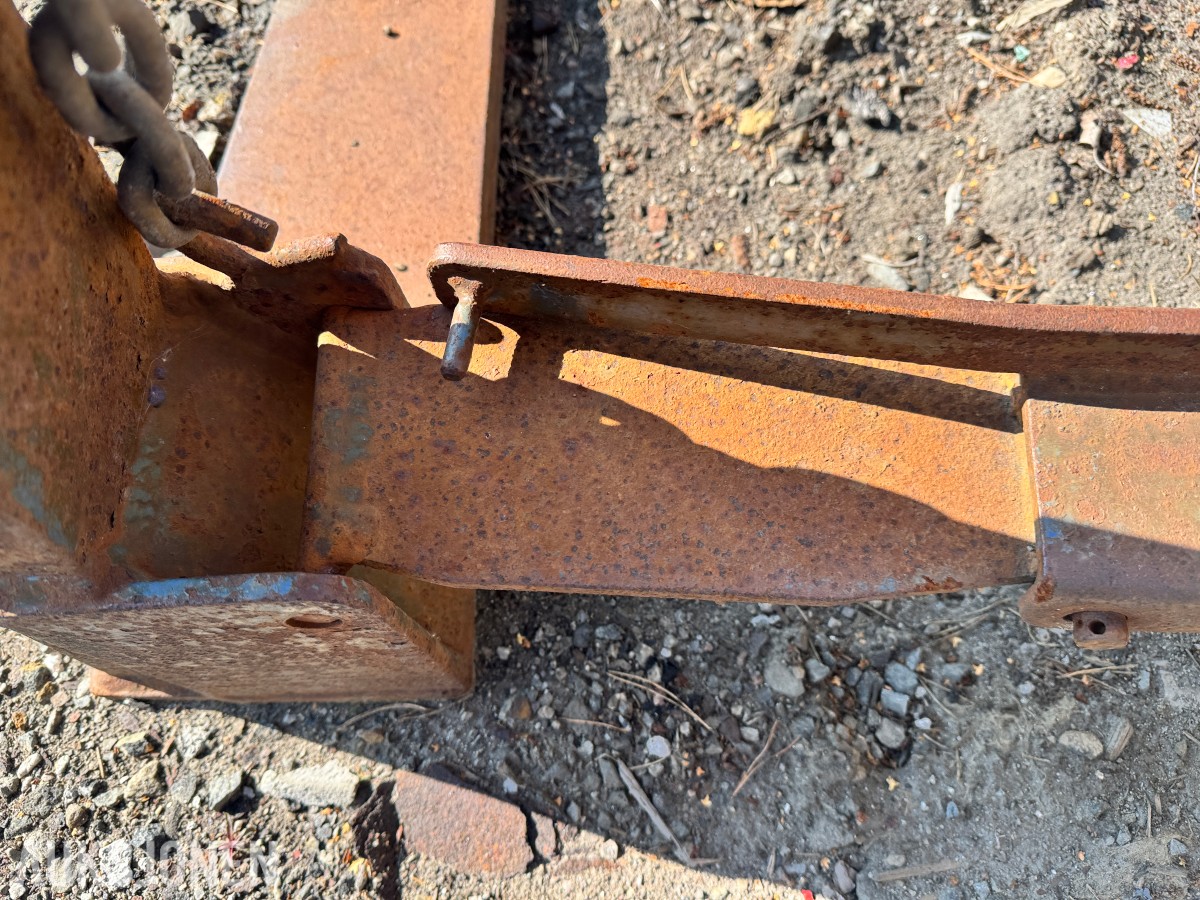 Sammenleggbar pallegaffel for kranløft – ca. 90 cm gafler