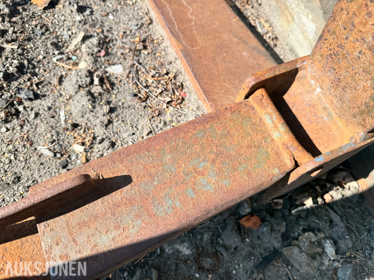 Sammenleggbar pallegaffel for kranløft – ca. 90 cm gafler