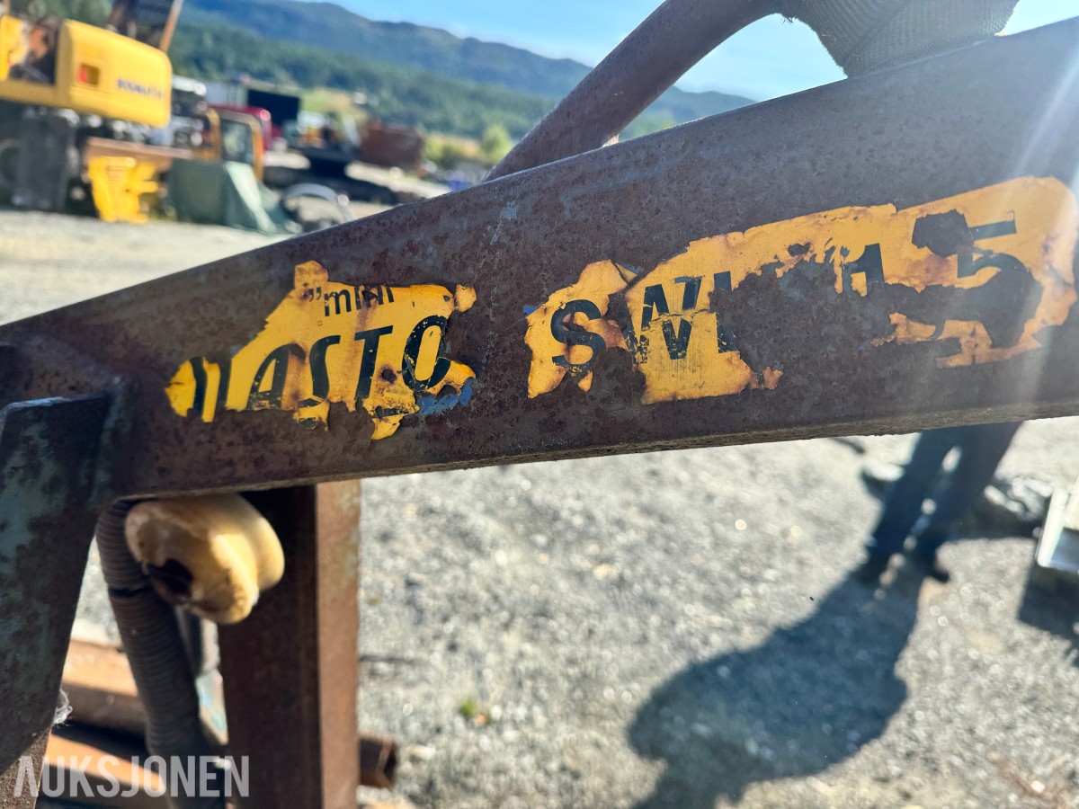 Sammenleggbar pallegaffel for kranløft – ca. 90 cm gafler