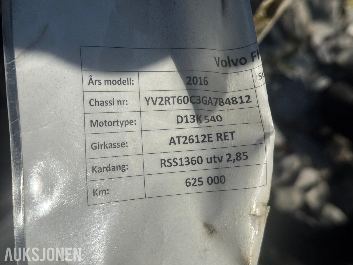 AdBlue-tank til Volvo FH 540