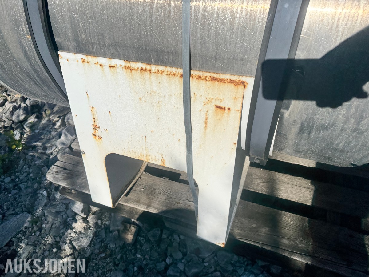 Vanntank i aluminium fra betongbil