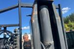 2021 Zetterbergs LIVAB AL26.5550 krokløft - CE-merking - hydraulikkanlegg med ventilblokk og elektrisk koblingsboks - hjelperamme, teleskopdel og bakre rullebukk