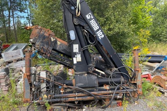 2000 Hiab 102 kran - med BOGAB 1070 konsoll
