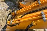 Gravemaskinbom Hyundai Robex 210 - hydrauliske sylindre montert - hydraulikkrør og slangesett - festeører for hurtigfeste 