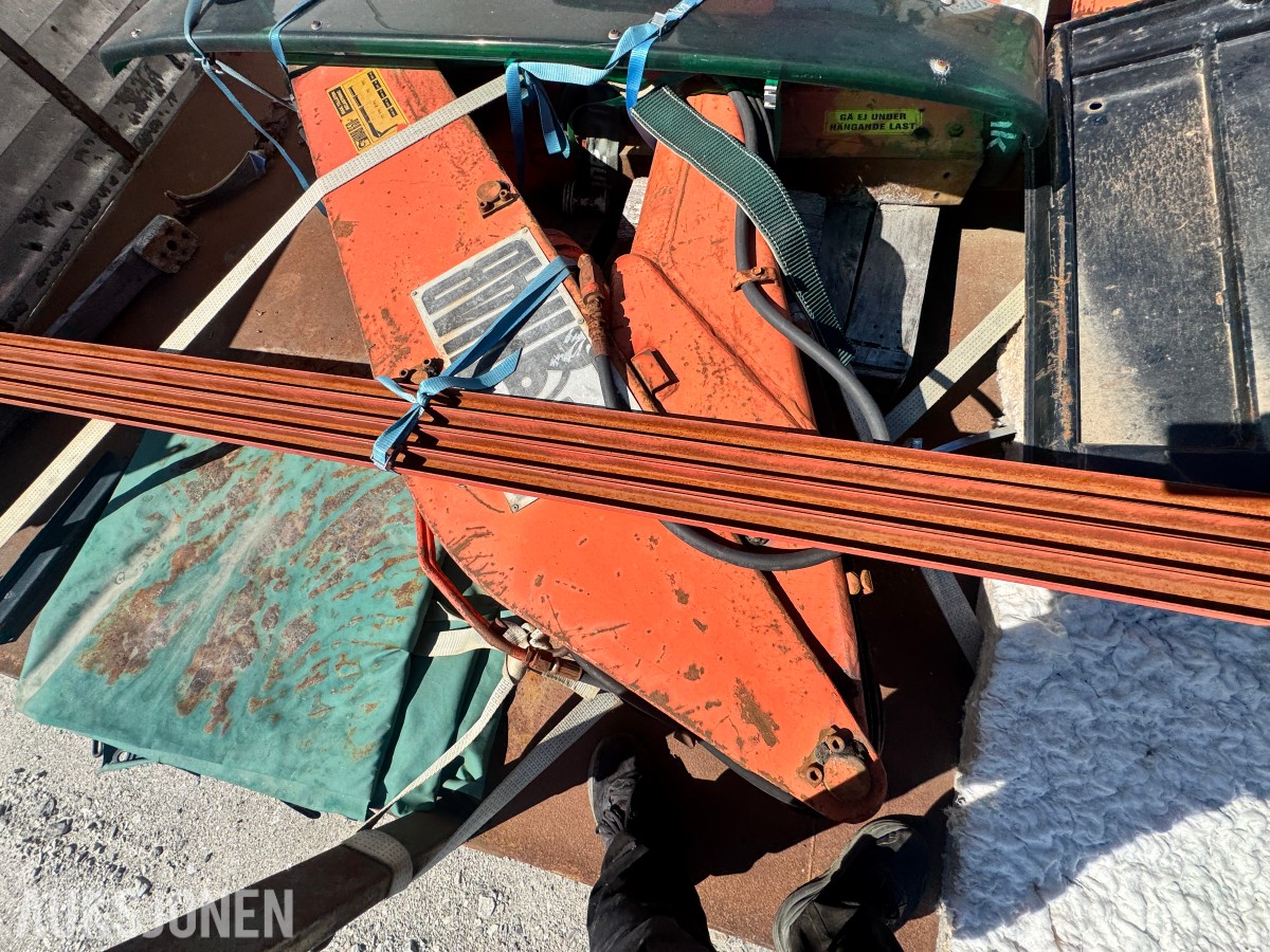 1977 HIAB-FOCO Speed Loader 650 lastebilkran - maks 3400 kg ved 1,7 m - rekkevidde 6,2 m - serienr 59373 